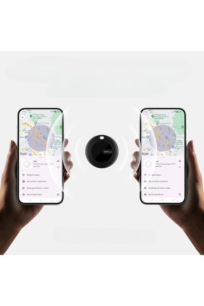 NO BRAND Localizator GPS pentru chei, breloc inteligent de urmărire a bagajel...