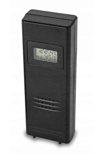NO BRAND Stație meteo solară wireless cu termometru și ceas