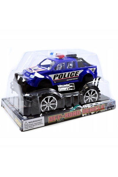 Midex MAȘINĂ 4X4 MONSTER DE POLIȚIE CU MOTORIZARE, MAȘINĂ DE POLIȚIE, CADOU