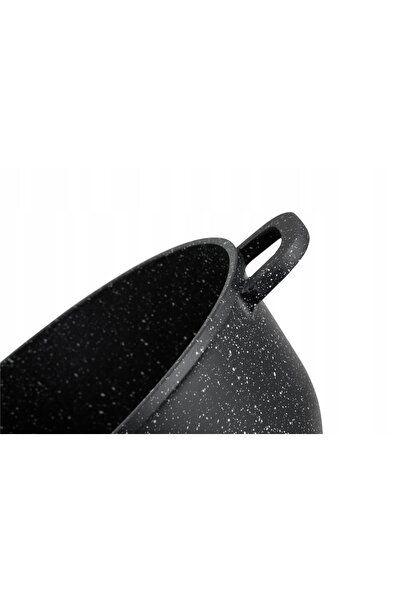 NO BRAND HOFFNER SET DE VASE DE GĂTIT DIN 6 PIESE, MARMURĂ NEAGRĂ, ROTUND, TR...