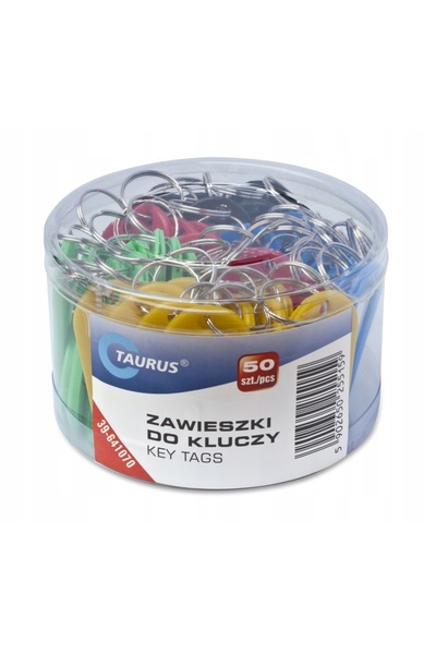 Viking Brelocuri tip etichetă pentru chei, culori asortate, 50 bucăți x 4 pac...