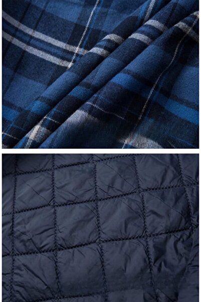 NO BRAND Cămașă flanelă de bărbat stil lumberjack, călduroasă de iarnă, căptu...