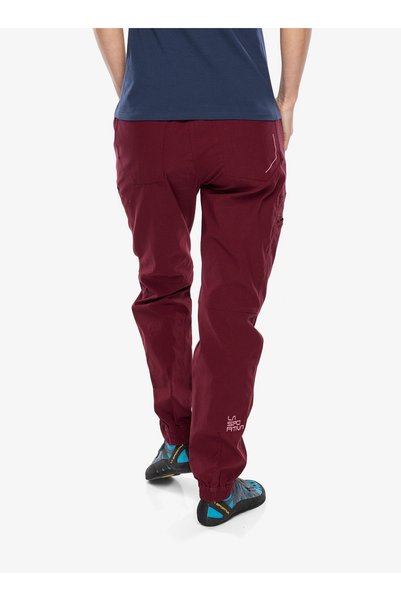 La Sportiva Pantaloni de cățărare pentru femei Mantra Pant - redwood/rosebay L