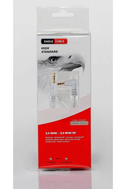 NO BRAND Cablu Mini Jack 3,5mm cotit la 90 de grade Eagle Cable 1,6m