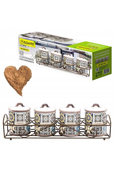 NO BRAND Maestro MR-20005-04CS Set de recipiente Holiday in Porto 4 x 0.2 l +...