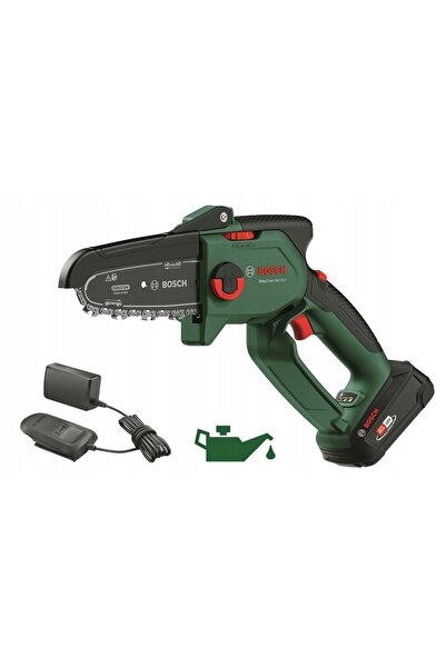 Bosch Ferăstrău cu acumulator pentru crengi EasyChain 18V-15-7 Încărcător de ...