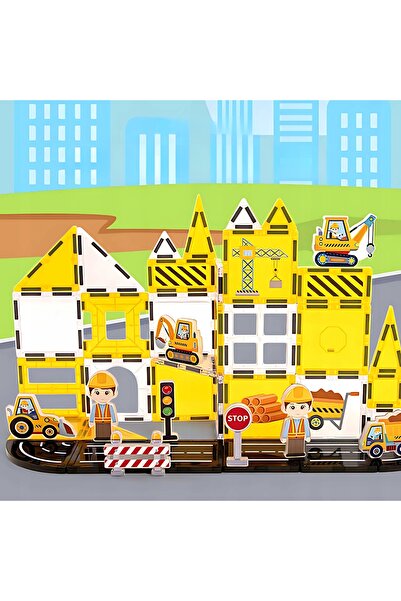 woopie Set de blocuri magnetice de construcție STEAM 47EL EKIPA