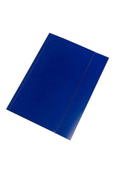 NO BRAND Dosar cu elastic interdruk A4+ albastru marin x20