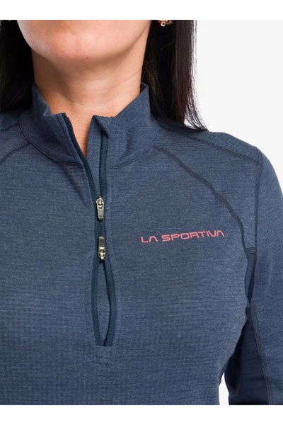 La Sportiva Hanorac de alergare pentru femei Swift cu mânecă lungă - cer de n...