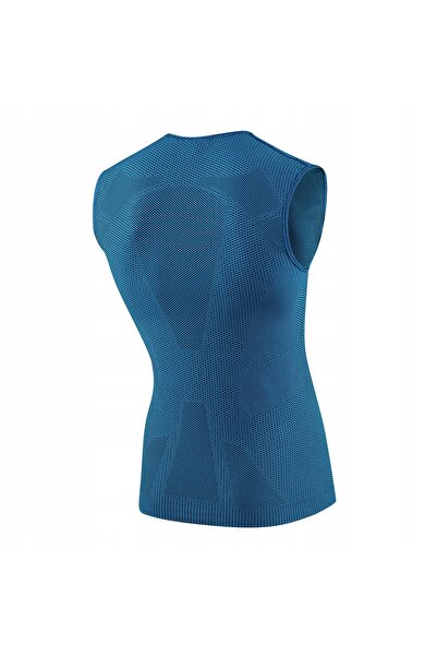 NO BRAND Brubeck 3D Run PRO Tank Top tricou de alergare - albastru S