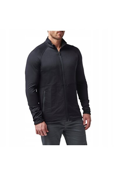 NO BRAND 5.11 Stratos Fleece cu fermoar integral - bleumarin închis XL