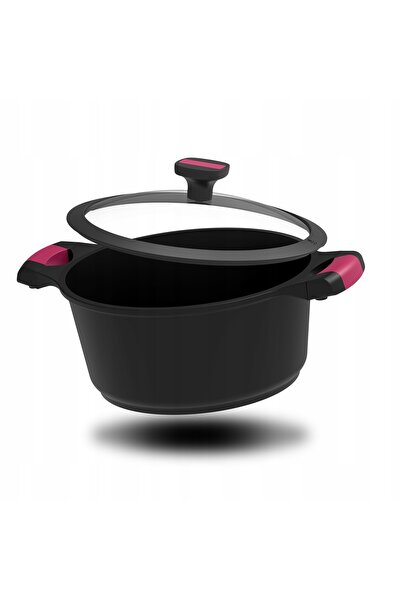 Taurus Vas de gătit cu capac 28 cm 4.5L pentru toate tipurile de plite antiad...
