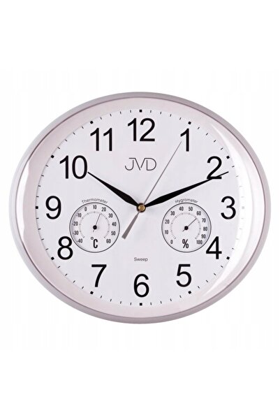 NO BRAND Ceas de perete 30cm JVD termometru HTP64.1