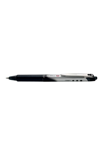 NO BRAND Pix cu gel negru Pilot, V Ball RT, automat, cu precizie de 0.5mm x 6