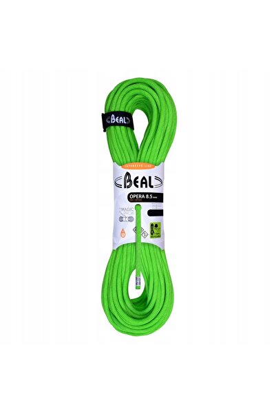 NO BRAND Coardă de alpinism Beal Opera 8.5mm 50m Unicore Dry Cover - Verde