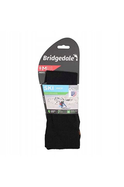 NO BRAND Șosete de schi Bridgedale Ski Race - negru/portocaliu 44-47