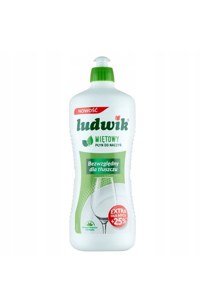 LUDWİK Detergent de vase cu mentă 900 g x4