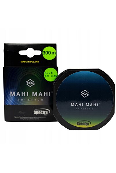 NO BRAND Fir împletit superior Mahi Mahi 4X - 0.08mm - 300m - 6.5kg - Alb