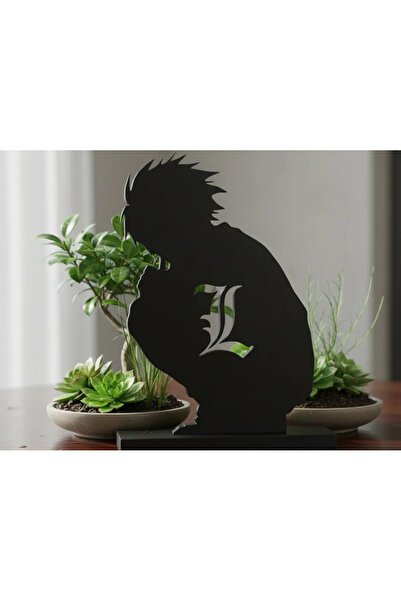 TokOyun Death Note - L Silüet Masaüstü Dekoru
