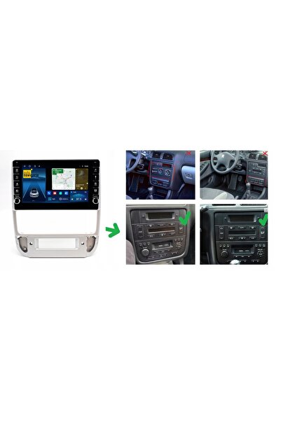 NO BRAND RADIO NAVIGAȚIE GPS PEUGEOT 406 1995–2004 ANDROID