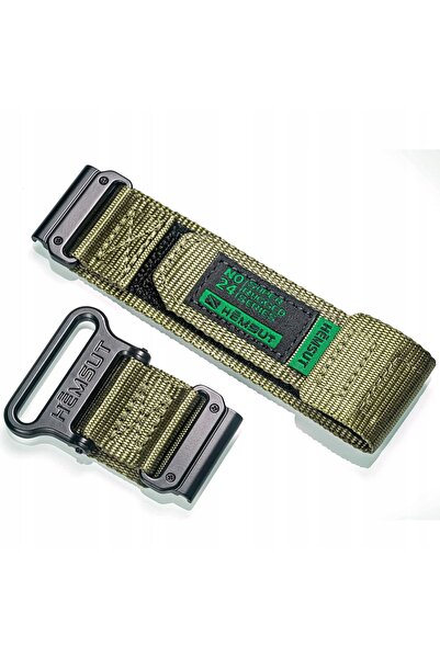 NO BRAND Curea de nailon pentru Garmin Fenix 5x 6x 7x Pro 26mm Verde militar
