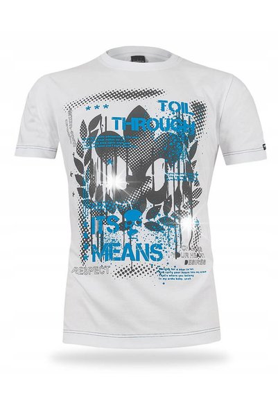 NO BRAND Tricou bărbătesc cu craniu, mărimea 3XL, alb