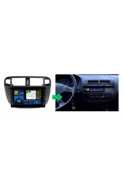NO BRAND RADIO NAVIGAȚIE GPS HONDA CIVIC 1995-2001 EJ/EK/EM ANDROID