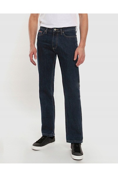 NO BRAND Pantaloni de blugi pentru bărbați, blugi Texsasy, blugi drepți, bleu...
