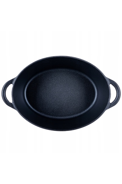 KRISBERG CRATIȚĂ DE GĂSINĂ DIN FONTĂ PENTRU INDUCȚIE – cratiță din fontă cu c...