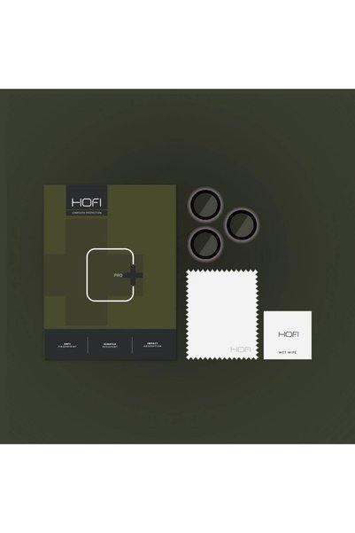 HOFI Protecție cameră Camring Pro+ pentru Apple iPhone 15 Pro / 15 Pro Max Negru