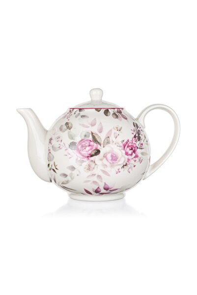 BANQUET IMBRYK ceainic/cafetieră din porțelan, model trandafir, 1L, 2460