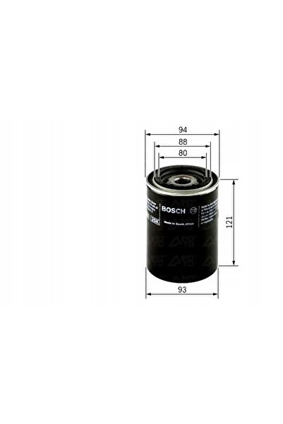 Bosch 0 986 452 064 Filtru de ulei 0986452064
