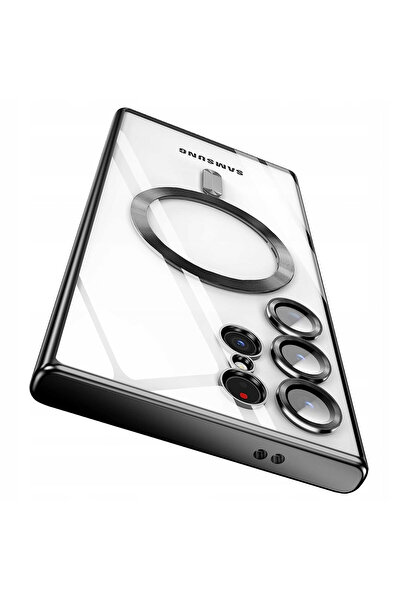 NO BRAND Husă Glamour MagSafe cu inel de protecție pentru Samsung Galaxy S24 ...