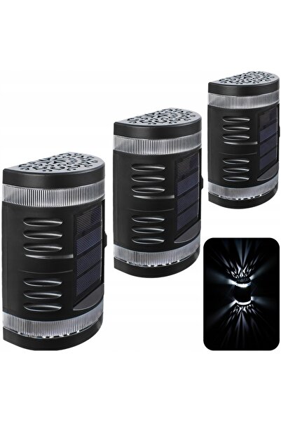 NO BRAND 3x Lampă decorativă LED de grădină, alimentată solar, pentru exterio...