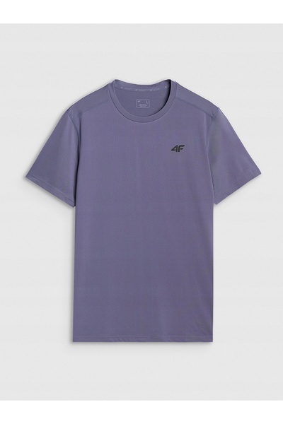4F Tricou bărbătesc FNK M1521 albastru 4FWAW25TFTSM1521 33S MĂRIMEA M