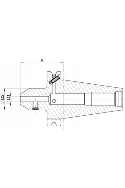 NO BRAND Mandrin de prindere Weldon DIN69871ADB SK50 D10mm HAIMER