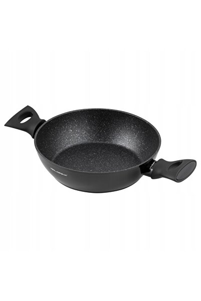 FLORINA Oală Magnum 24 cm 2,5L joasă din aluminiu antiaderentă pentru inducție