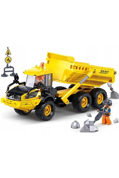 Sluban Set de construcție Basculantă Oraș de construcții 126 piese Ziua Copil...