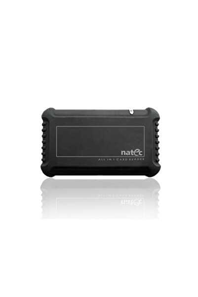 Natec BEETLE Cititor de carduri multifuncțional cu 6 sloturi USB 2.0 cauciucat
