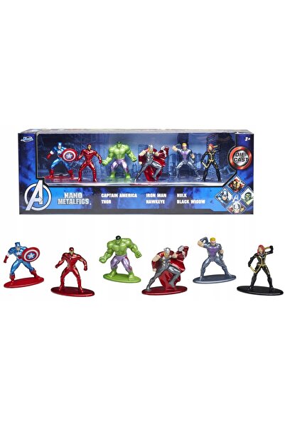 Jada Toys Set de figurine de acțiune Marvel Avengers 253224001 Metal 6 figurine