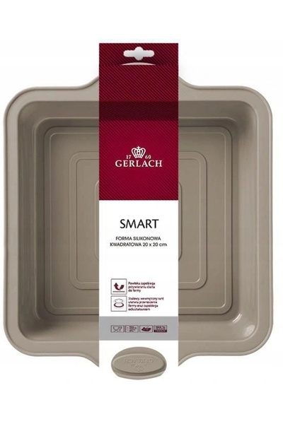 Gerlach Formă de copt inteligentă din silicon, pătrată, 20cm NK 994