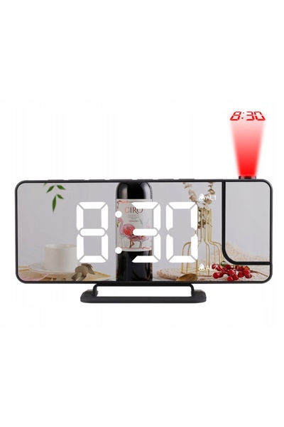 NO BRAND Ceas cu alarmă Sensorr, negru, 18,5 cm