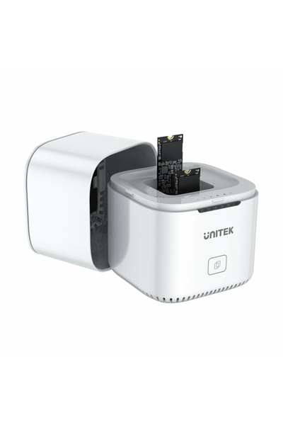 Unitek 2x Stație de clonare USB-C pentru SSD-uri M.2 PCIe NVMe