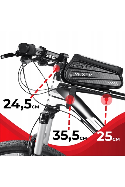 NO BRAND Geantă impermeabilă, geantă de bicicletă, suport telefon