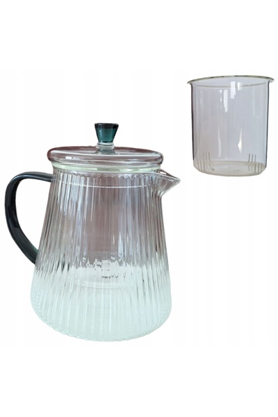 MPLCO CEAINIC DE STICLA CU FILTRU 1L PENTRU APĂ, SUC, CAFEA