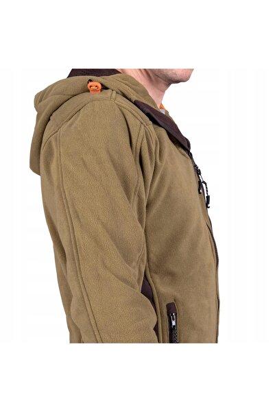 NO BRAND Hanorac de lucru din fleece călduros, cu buzunare, reglabil.