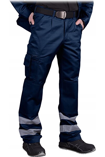 NO BRAND Pantaloni de lucru reflectorizanți cu buzunare montersky warning wor...