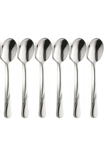 NO BRAND AMEFA 12 PIESE 1244 HELMA LINGURIȚE DE CAFEA MOKA MICI DIN INOXIDABI...