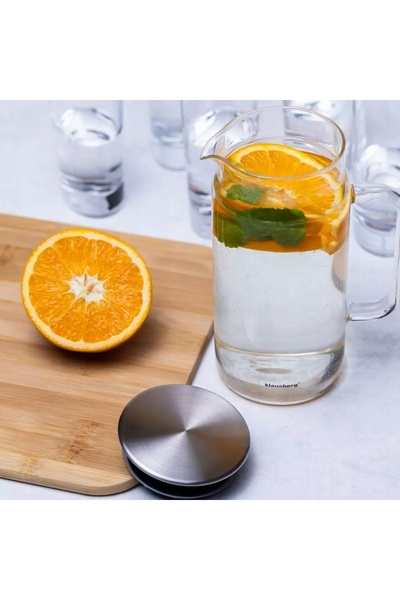 Klausberg Borcan de sticlă DZBANEK de 1,5L pentru apă, sucuri și băuturi, cu ...