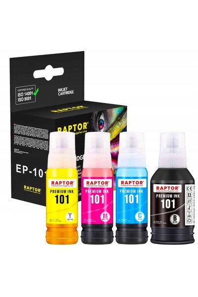 NO BRAND 4x CERNEALĂ PENTRU EPSON 101 EPSON ITS L4150 L4160 L6160
